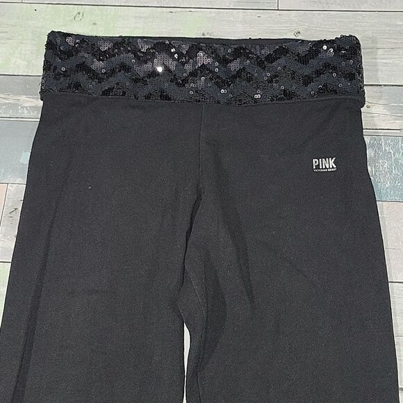 Victoria's Secret PINK Bling Yoga Pants sz Medium - Picture 2 of 5